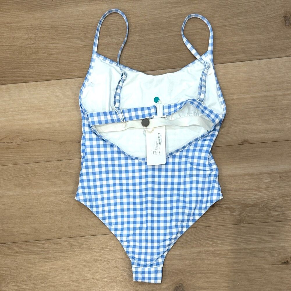 HVN Gingham One Piece Swimsuit - Women's Small NEW WITH TAGS - Picture 6 of 8